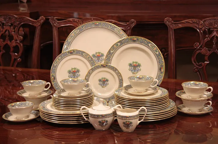 Set of Lenox Autumn China, 45 pc, Serving Pieces