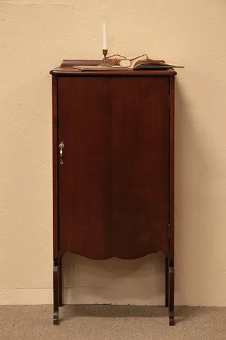 Antique Sheet Music Cabinet