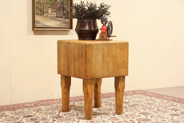 Butcher Chopping Block, Kitchen Island