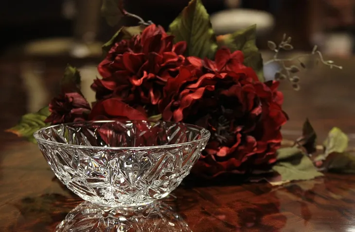 Tiffany Signed Cut Crystal Bowl