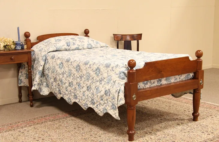 Country Antique 1840's Single Bed