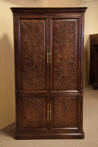 Villa Borghese Henredon Armoire or Wardrobe