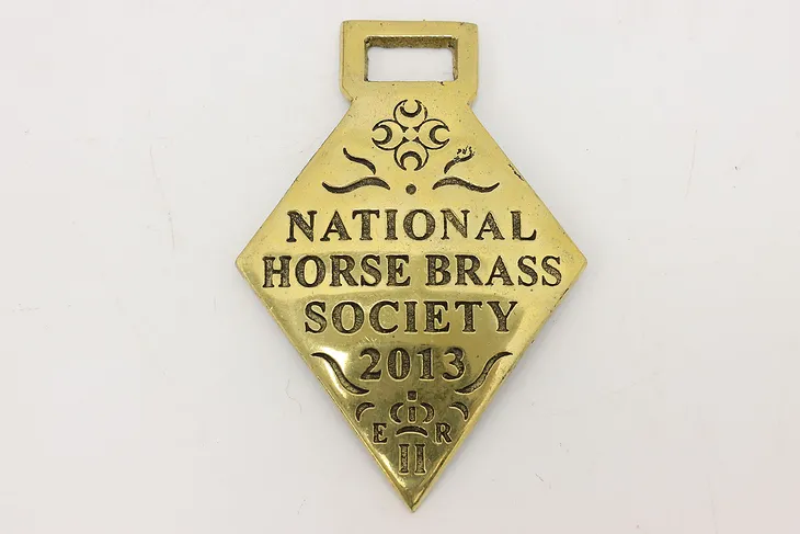 Horse Brass Harness Medallion, National 2013 (1)