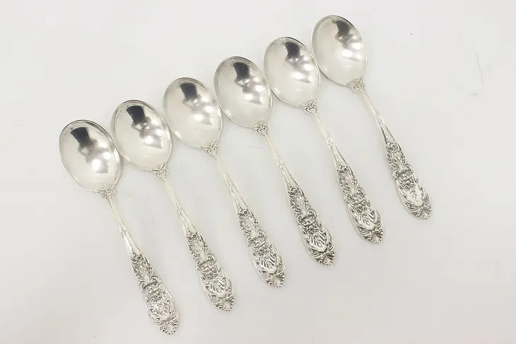 Richelieu International Sterling Silver Set of 6 Soup Spoons #50693