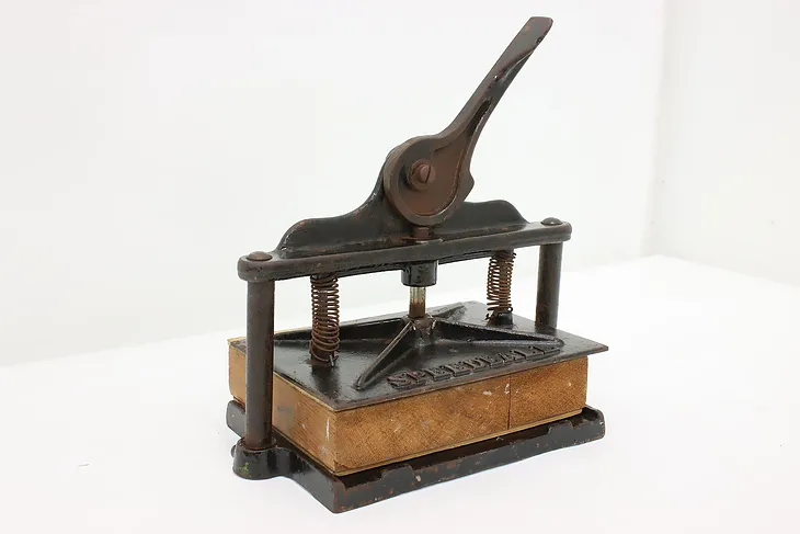 Victorian Salvage Antique Iron Book Printing Press Speedball #51039