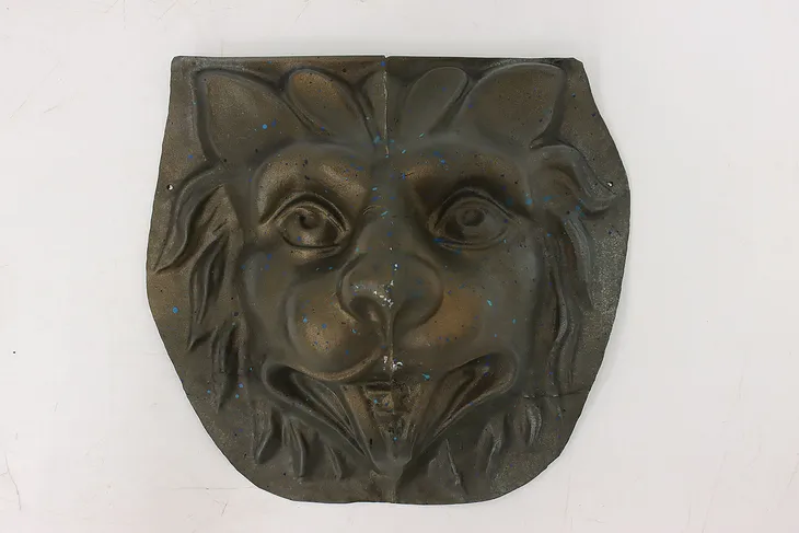 Classical Vintage Painted Lion Wall Decoration #51618