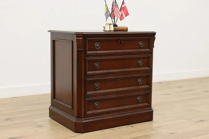 Traditional Office or Library Lateral File Cabinet Hooker #51244