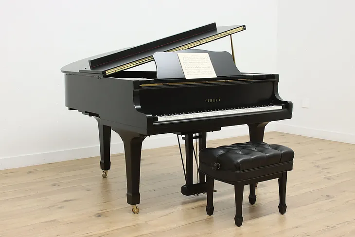 Yamaha Vintage Model G1 Satin Ebony 5' 4"  Grand Piano #52476