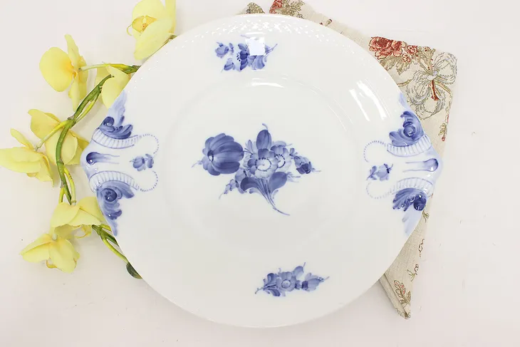 Blue Flower Danish Vintage Cake Platter, Royal Copenhagen #53185