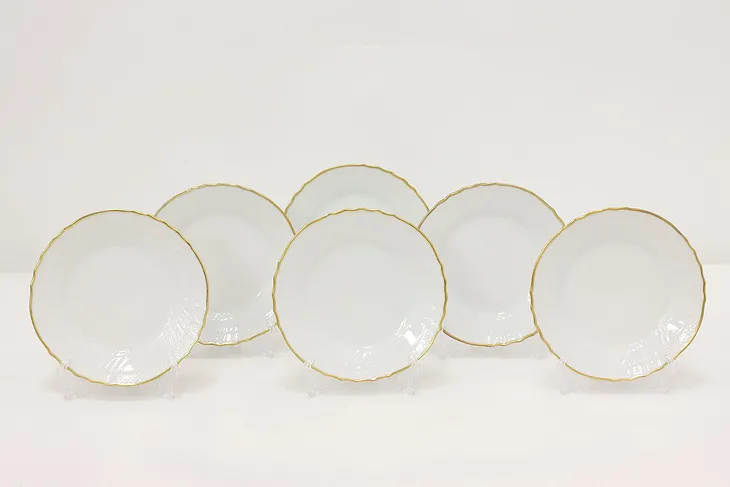 Set 6 Italian China Bread & Butter Plates San Remo Ginori #52546