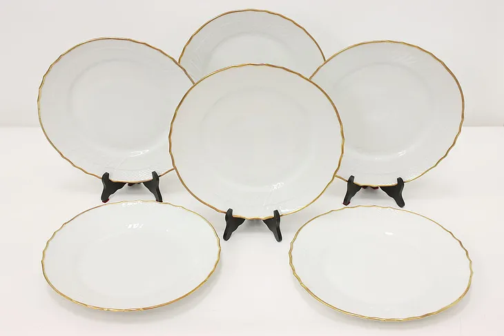 Set of 6 Italian 10.5" Dinner Plates, San Remo Ginori #52548