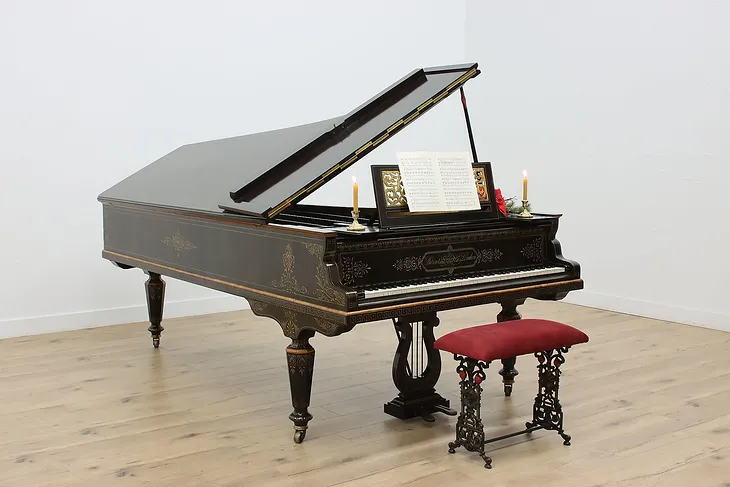 Erard London 1824 Antique 8.5' Rebuilt Concert Grand Piano (1)