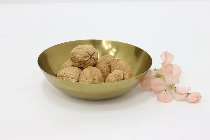 Brass Vintage Candy Bowl or Key Dish (1)