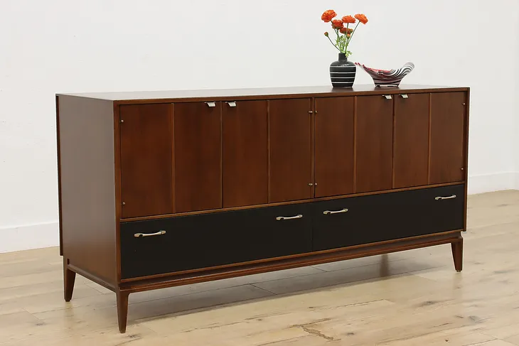 Midcentury Modern 1960s Vintage Credenza Console Sideboard (1)