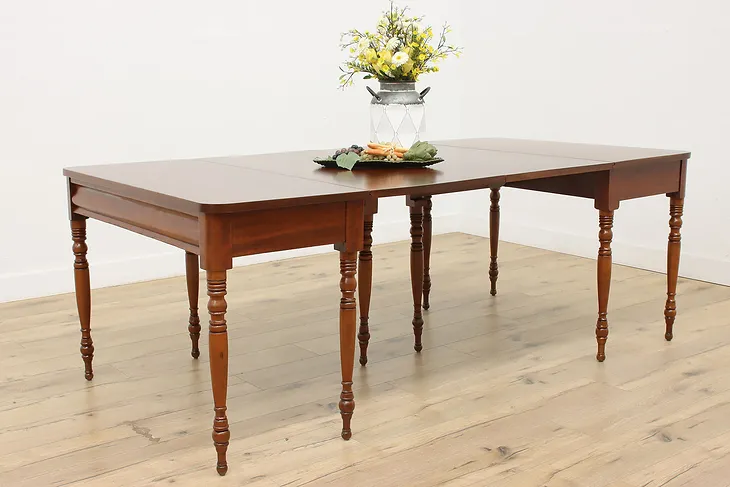 Sheraton Antique Cherry 1825 Consoles join to Dining Table (1)