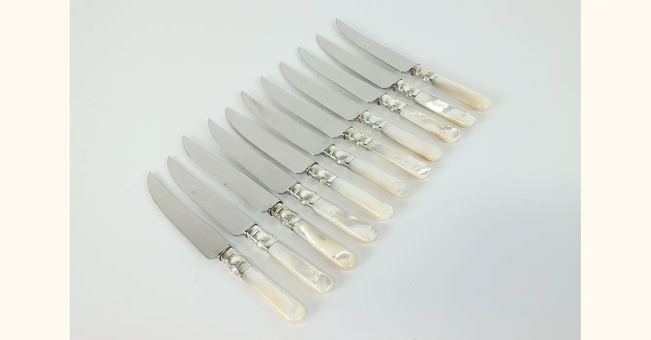 Steak knife Solid silverplated