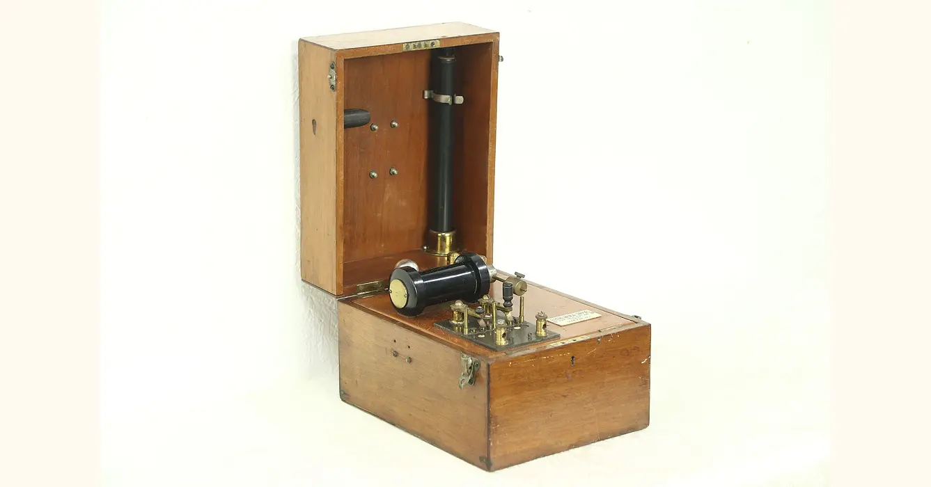 Sold at Auction: Antique Electroconvulsive Therapy (ECT) device.
