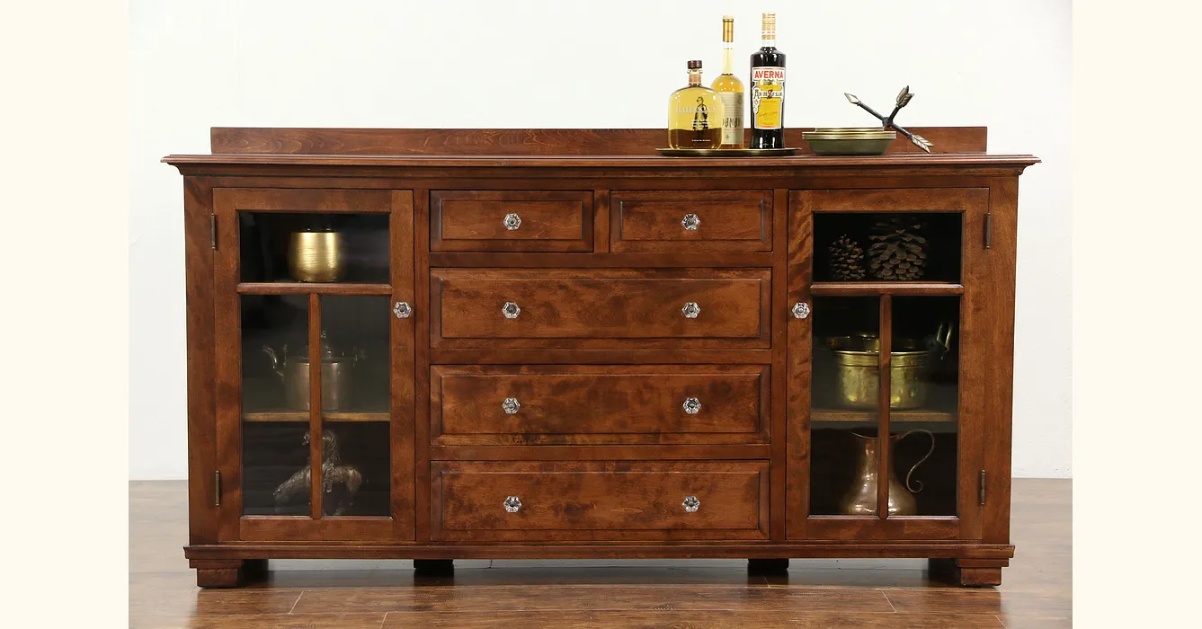 Craftsman 1910 Antique Sideboard Cabinet, TV Console