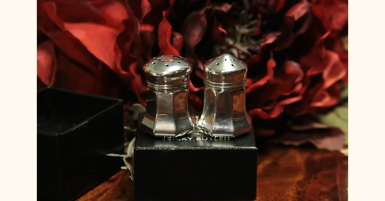 Cartier Sterling Silver Salt Pepper Shakers