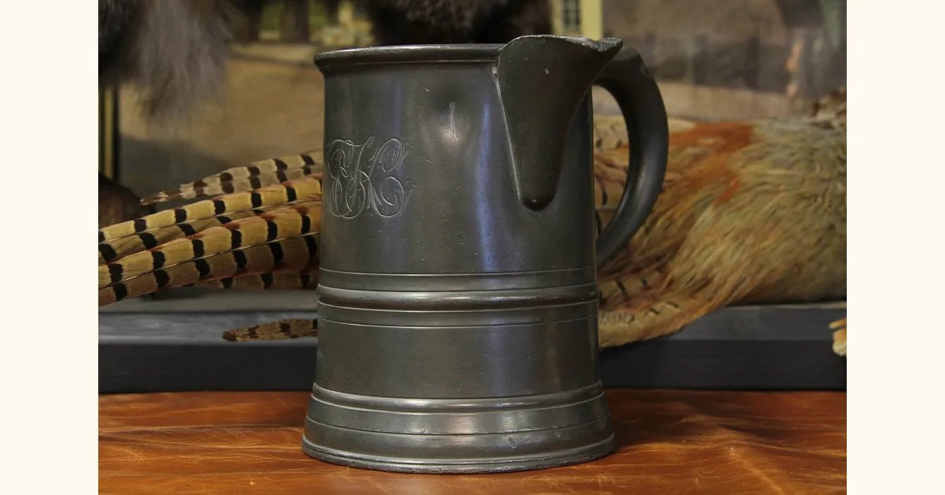 Pewter Pitcher 2 Quart