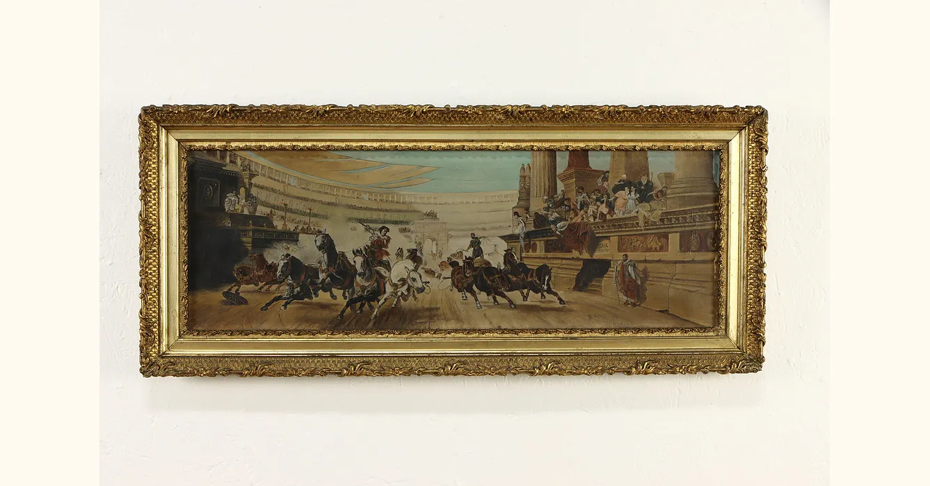 Roman Chariot Race, After Alexander von Wagner, 1894 30