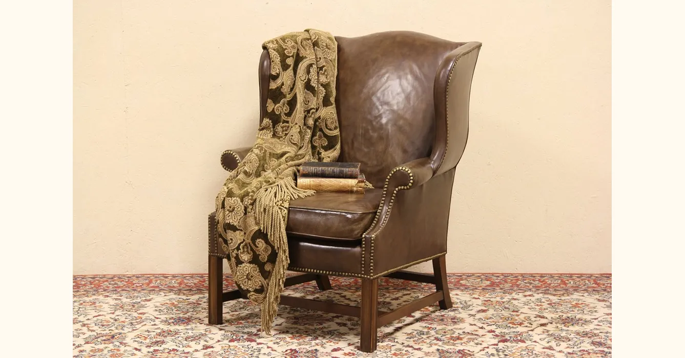 Drexel heritage wingback discount chair