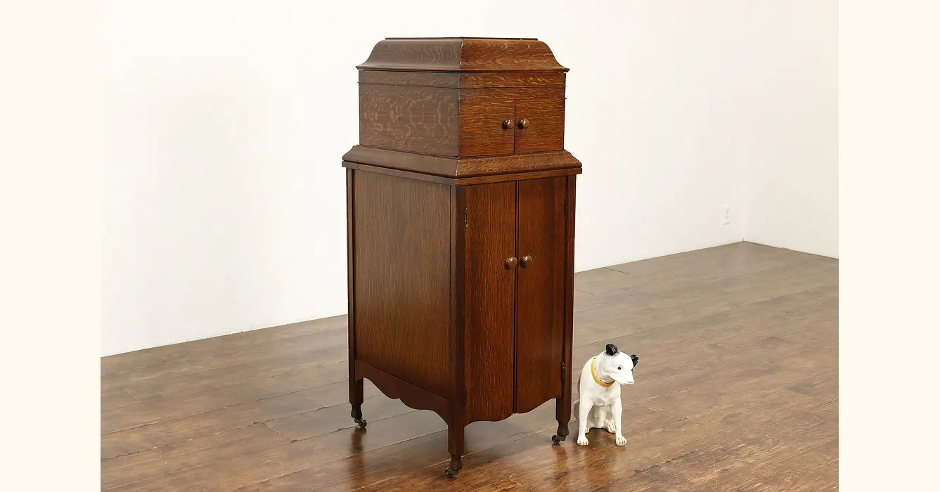 victrola record cabinet