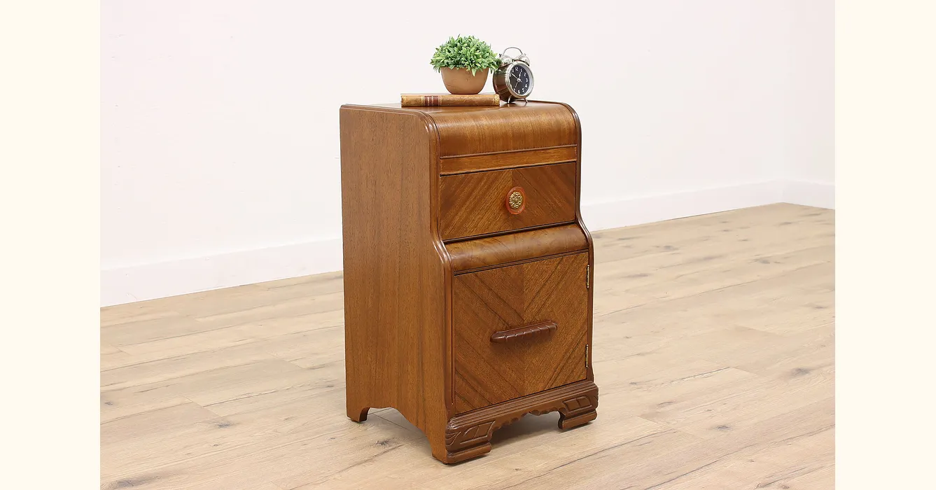 23+ Art Deco Waterfall Nightstand