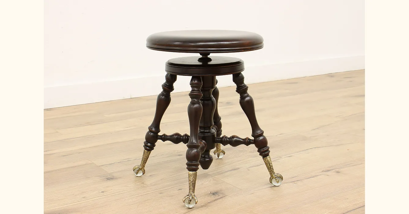 A Victorian Adjustable Foot Stool - Antiques Atlas