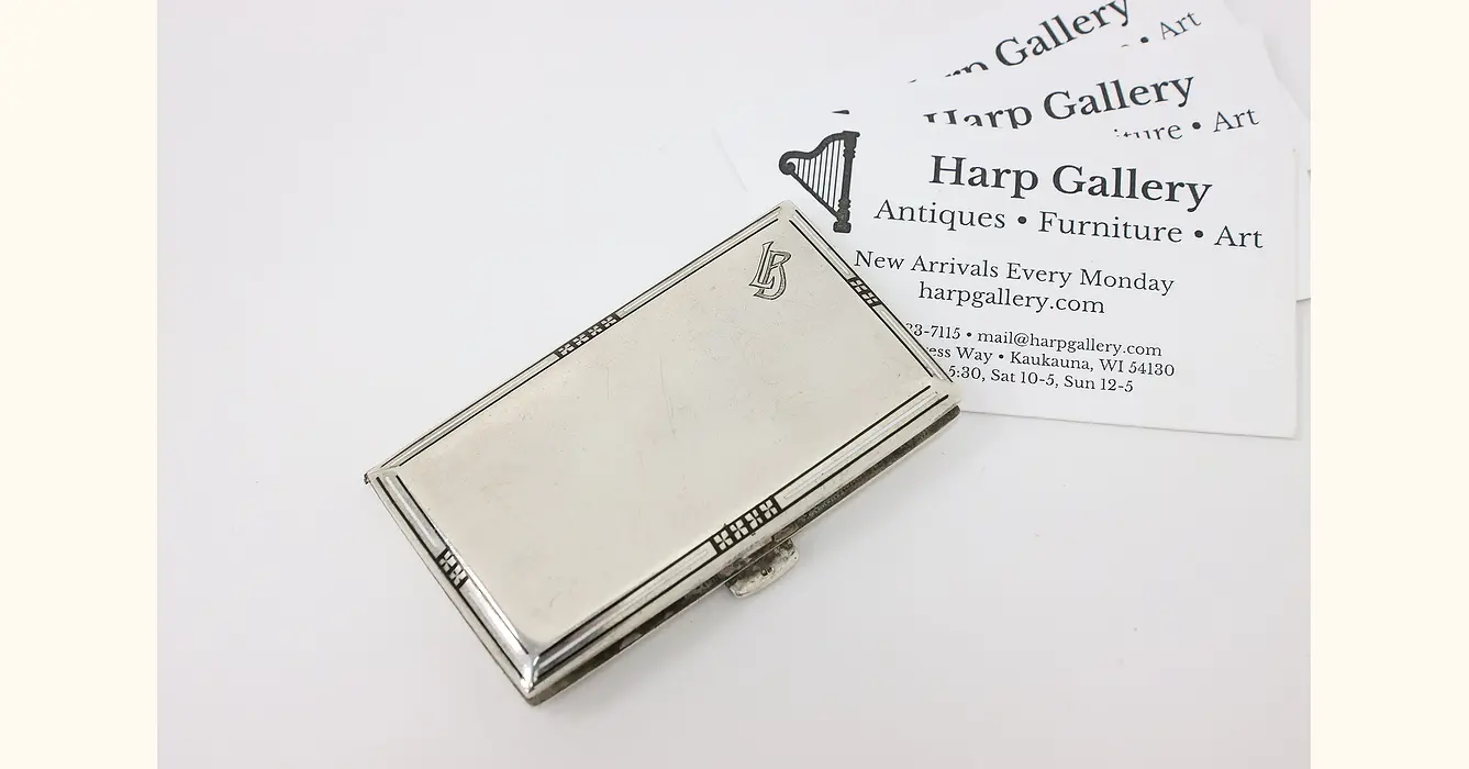 Vintage Enamel Card Case (Authentic Pre-Owned)