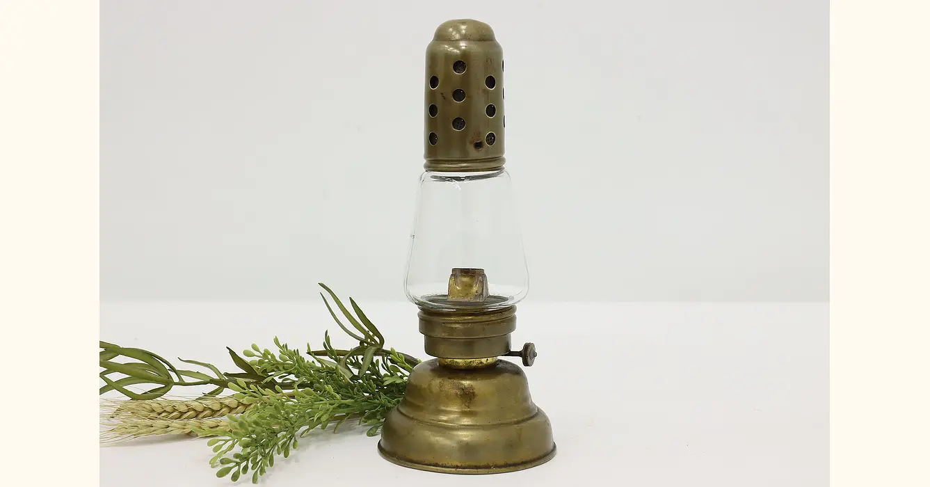 Antique Hanging Brass Oil Lamp  Recycling the Past - Architectural Salvage