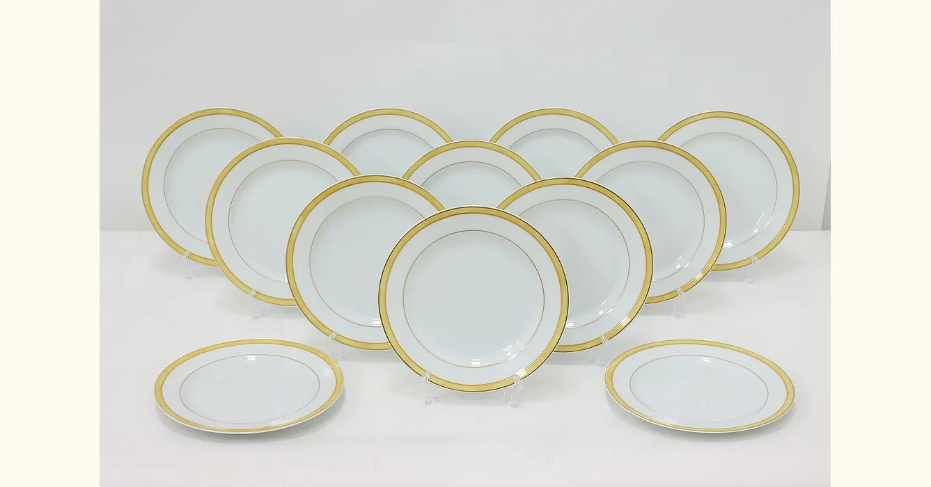 Set of on sale 5 French Vintage Limoges Bernardaud Salad/Dessert Plates