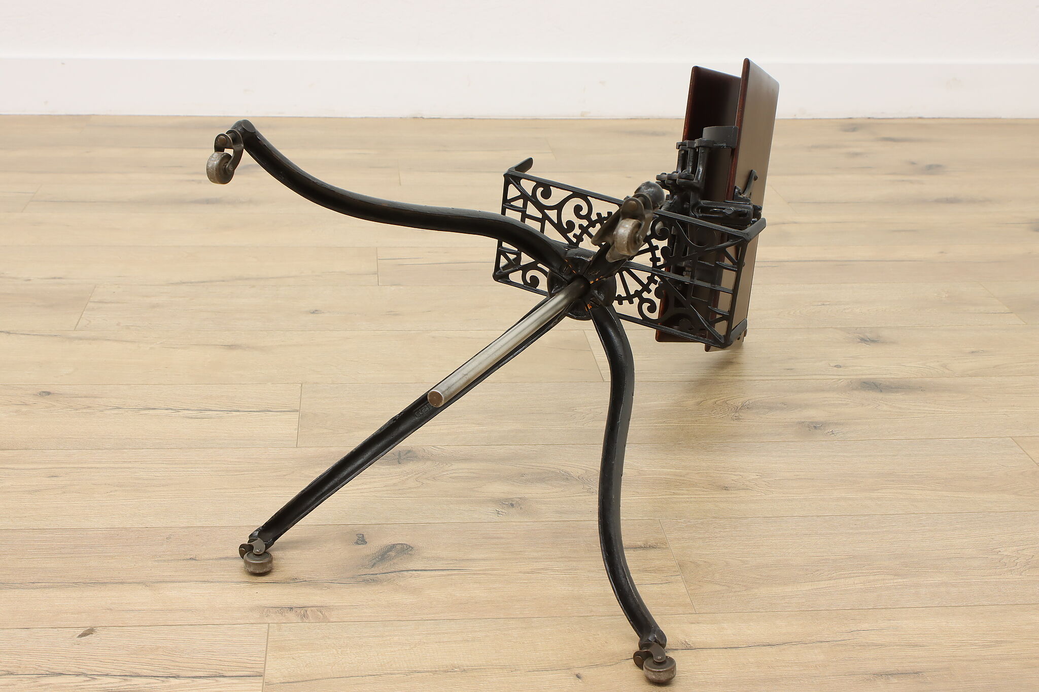 Victorian Antique Mahogany & Iron Adjustable Book Stand