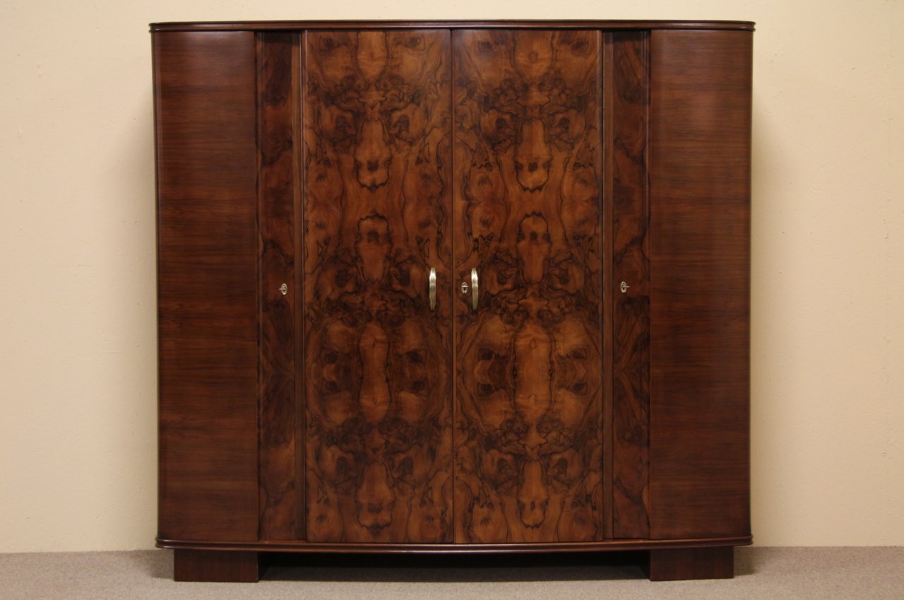 antique folk art armoire        
        <figure class=