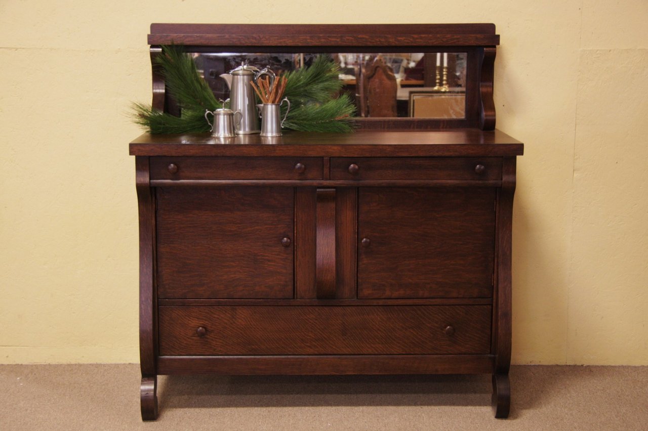 Mission Oak Sideboard, circa 1900