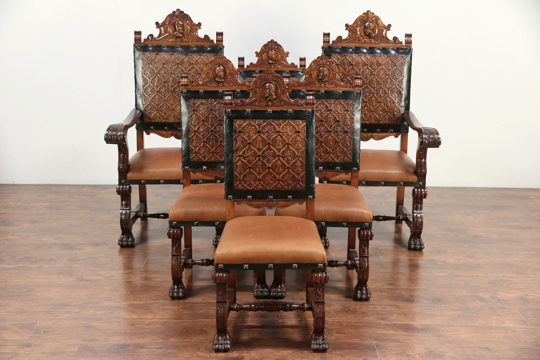 spanish colonial dining room chairs