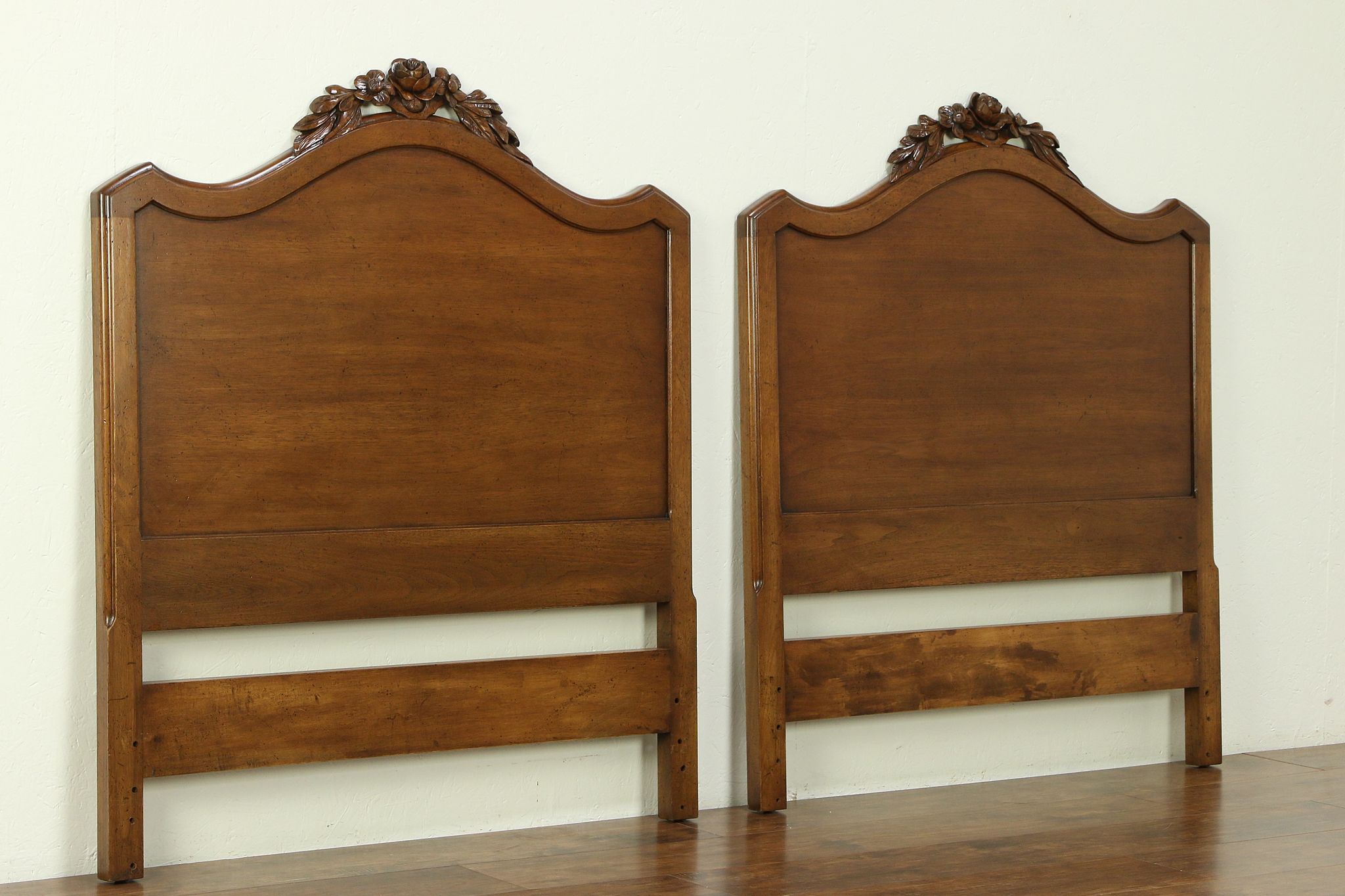antique twin bed rails with hooks