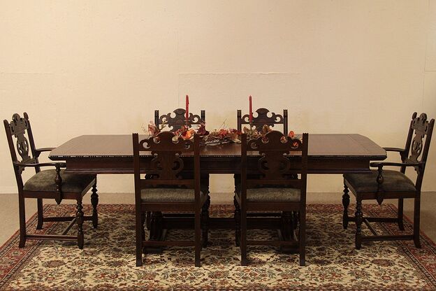 Berkey Gay Red Oak Dining Room Set