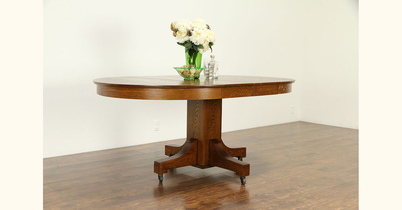 craftsman round dining table