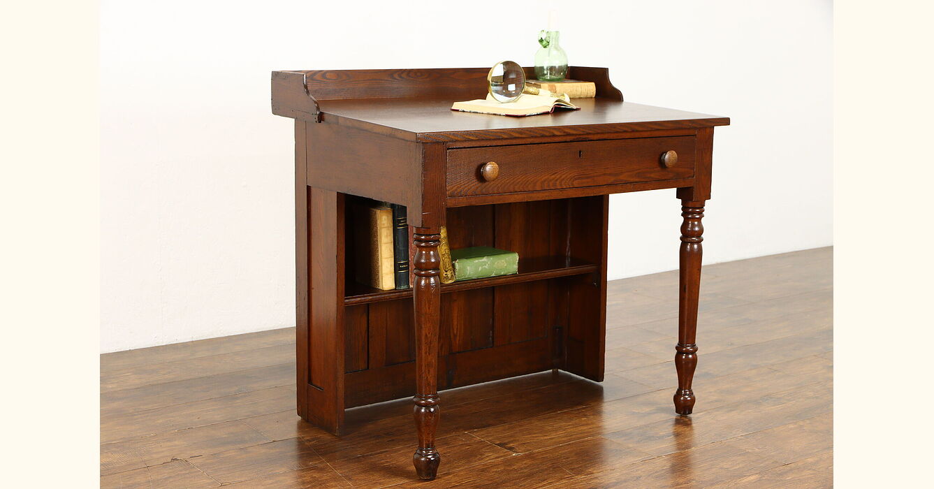 antique schoolmaster's desk