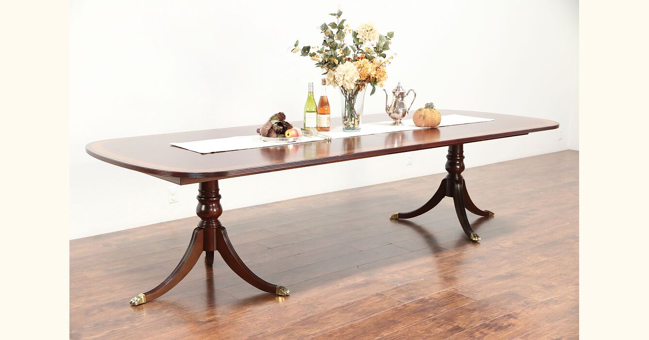 ethan allen mahogany table