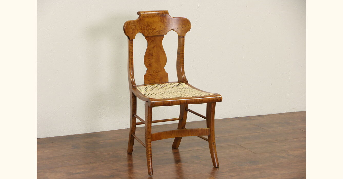 antique fiddle back chair