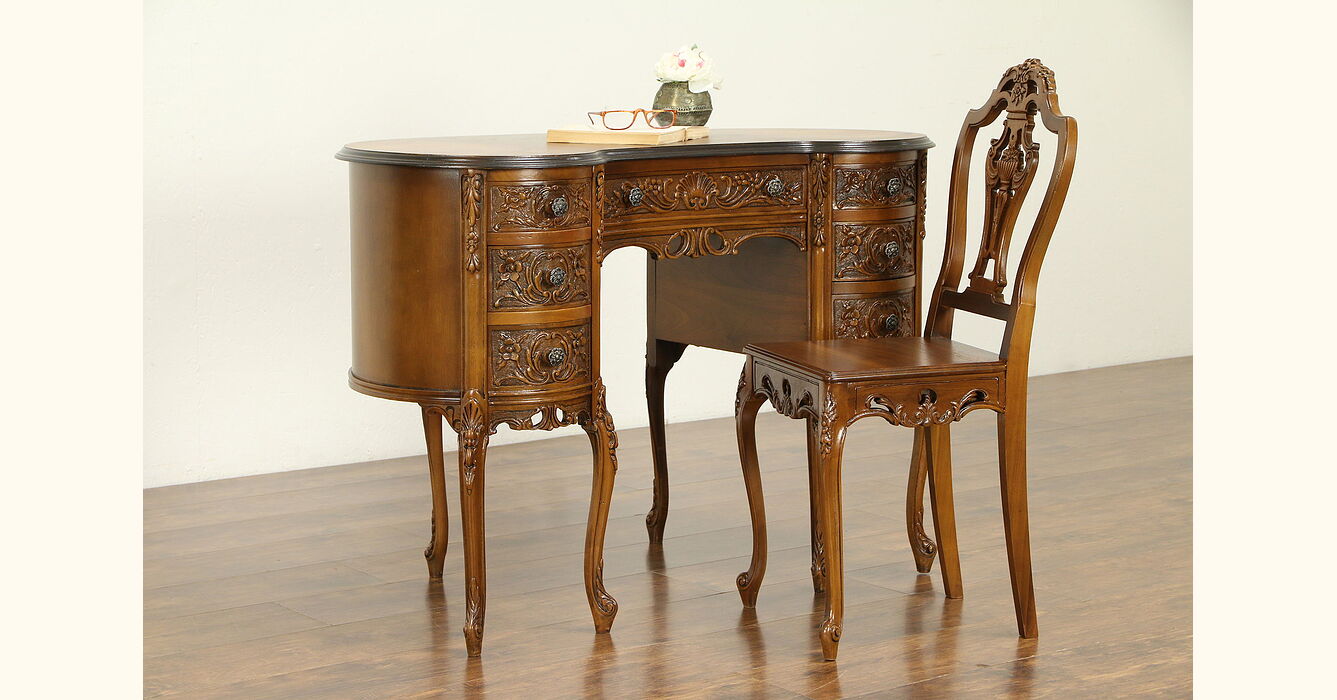 kidney desk antique